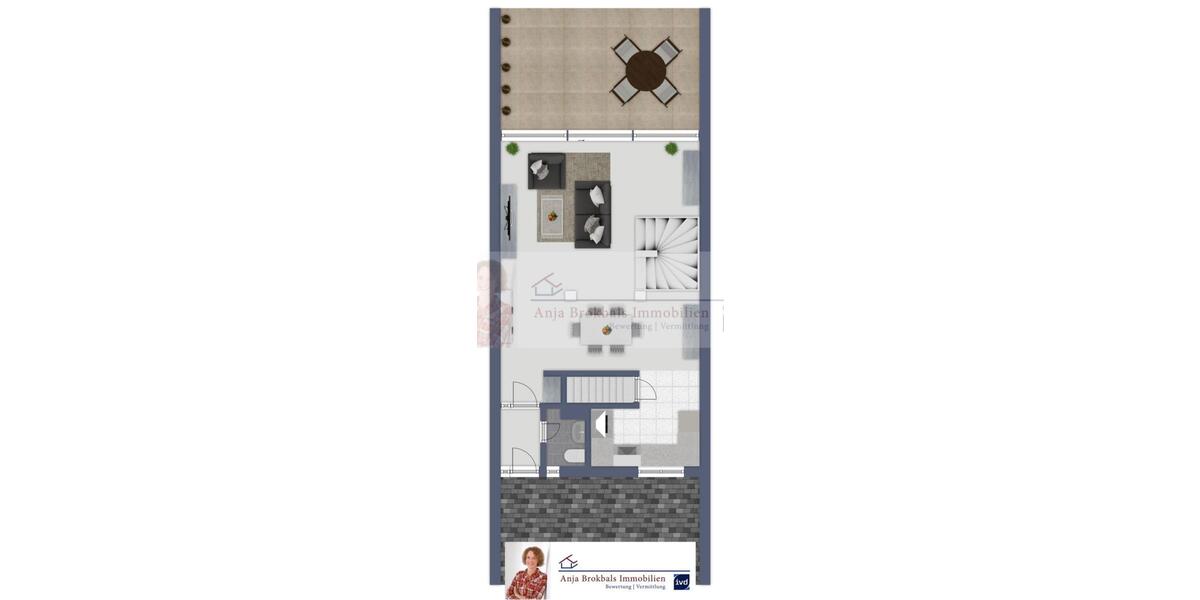 Reihenhaus mit Garage - ideal für kleine Handwerkerfamilie - provisionsfrei für Käufer - Reihenmittelhaus Bielefeld Jöllenbeck | Angebot:17768761