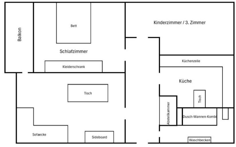 Etagenwohnung Bielefeld Heepen - 3 Zimmer, 77 m&sup2;, 193.000&euro; | Angebot:27263717