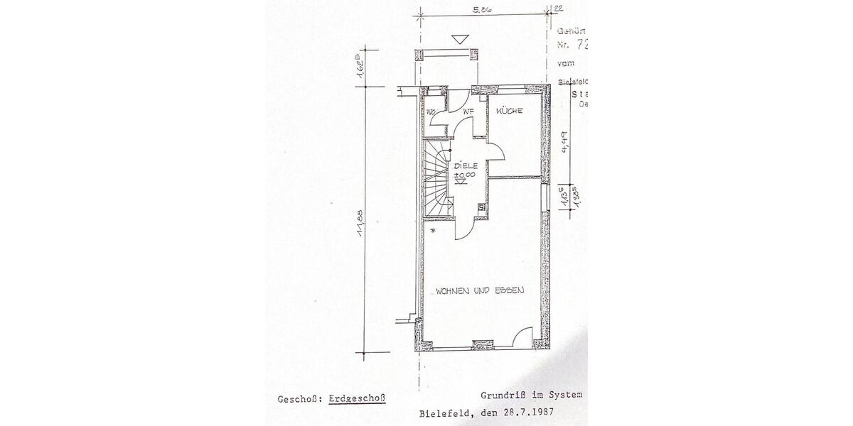 Reihenhaus Bielefeld Schildesche - 6 Zimmer, 138 m&sup2;, 349.000&euro; | Angebot:27450608