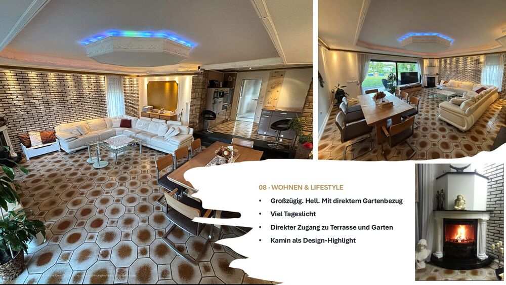Zuhause im Grünen: Familienhaus auf ca. 1.000 m² mit Winterlounge & 2 Wohneinheiten - Einfamilienhaus Oelde | Angebot:27459221
