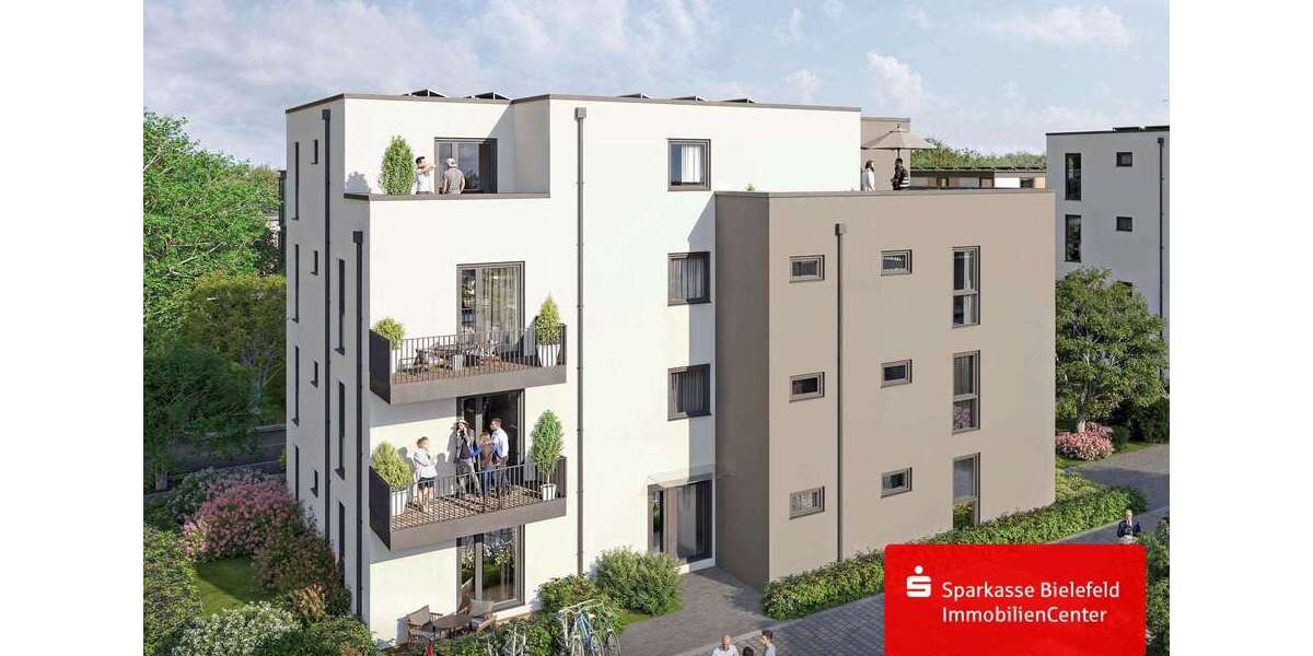 Etagenwohnung Bielefeld Sennestadt - 2 Zimmer, 62 m&sup2;, 279.000&euro; | Angebot:25192952