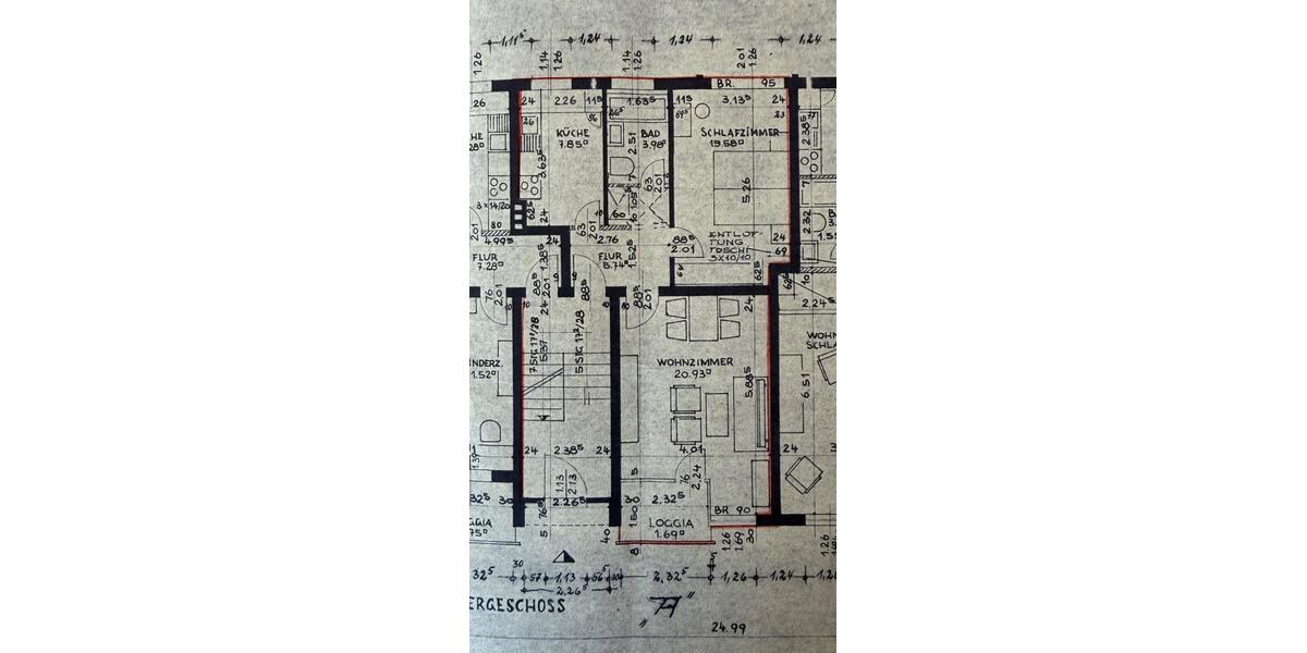 Etagenwohnung Bielefeld Heepen - 2 Zimmer, 56 m&sup2;, 194.000&euro; | Angebot:27168194