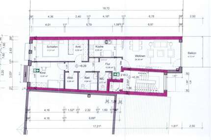 Wohnung Oelde - 3 Zimmer, 97 m&sup2;, 1.063&euro; | Angebot:27456238