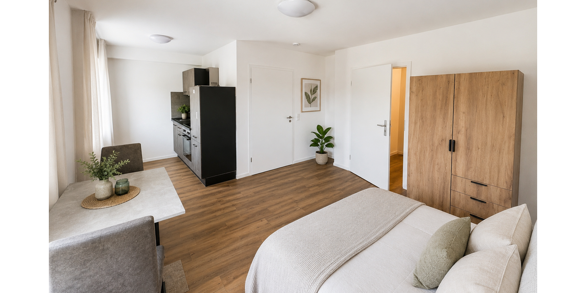 Etagenwohnung Bielefeld Schildesche - 1 Zimmer, 30 m&sup2;, 566&euro; | Angebot:27444773