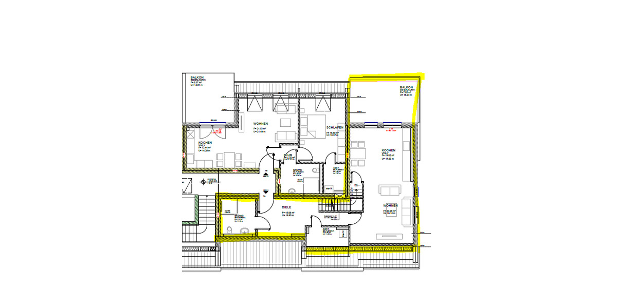 Maisonettenwohnung Bielefeld Brackwede - 3 Zimmer, 145 m&sup2;, 1.500&euro; | Angebot:23615732