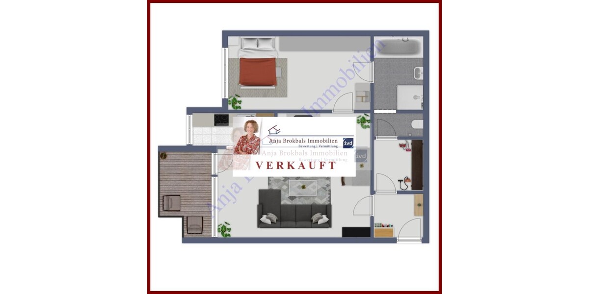 Gütersloh_bevorzugte Wohnlage Nähe Stadtpark_Loggia_ Garagenstellplatz - für Käufer provisionsfrei - 2- Gütersloh Kattenstroth | Angebot:16242386
