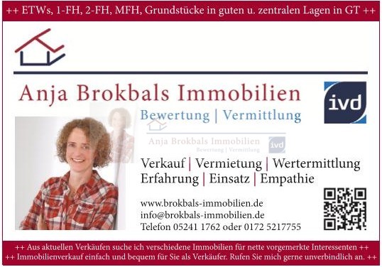 Gütersloh_bevorzugte Wohnlage Nähe Stadtpark_Loggia_ Garagenstellplatz - für Käufer provisionsfrei - 2- Gütersloh Kattenstroth | Angebot:16242386