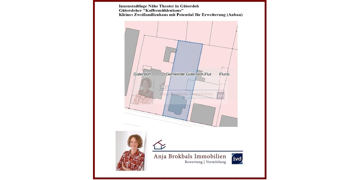 Zentral - ruhig - großes Grundstück_provisionsfrei für Käufer - Zweifamilienhaus Gütersloh | Angebot:23476775