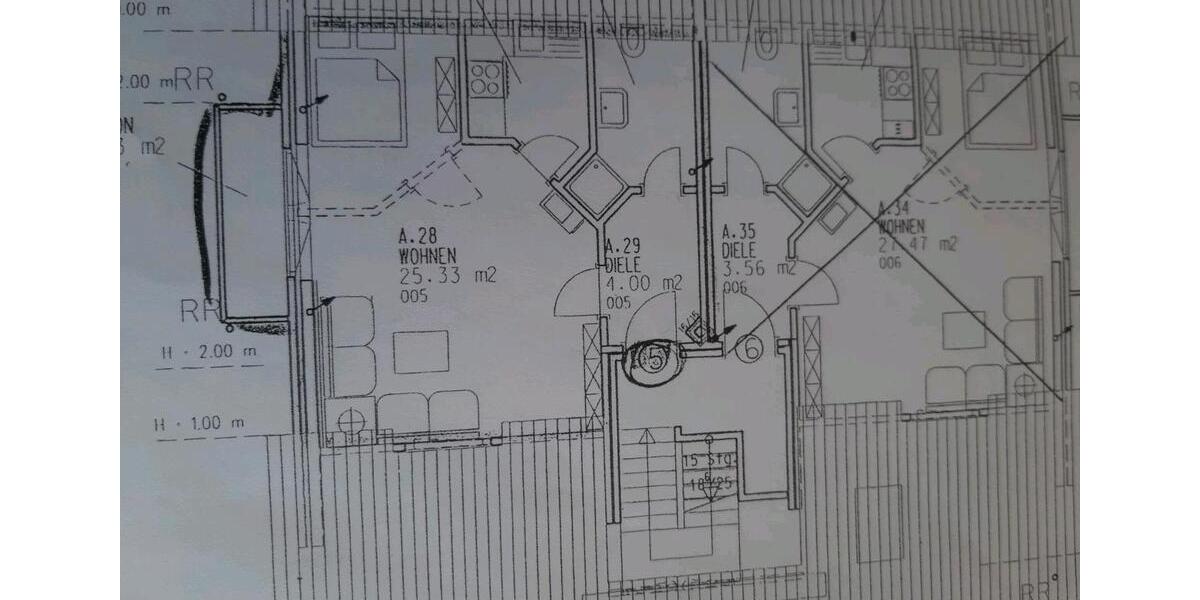 Dachgeschoßwohnung Steinhagen - 1 Zimmer, 34 m&sup2;, 95.000&euro; | Angebot:26913653