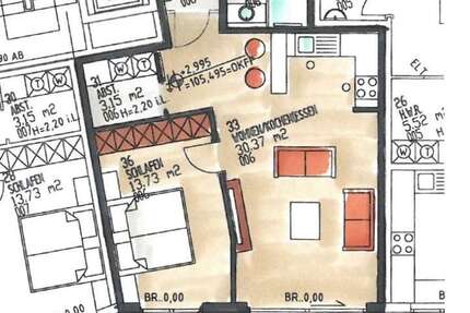 Wohnung Steinhagen - 2 Zimmer, 62 m&sup2;, 740&euro; | Angebot:27346129