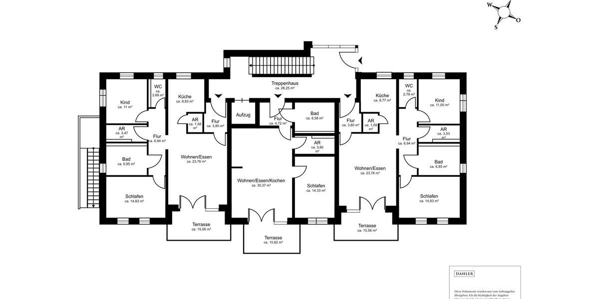 Etagenwohnung Bielefeld Sennestadt - 3 Zimmer, 86 m&sup2;, 1.080&euro; | Angebot:26338395
